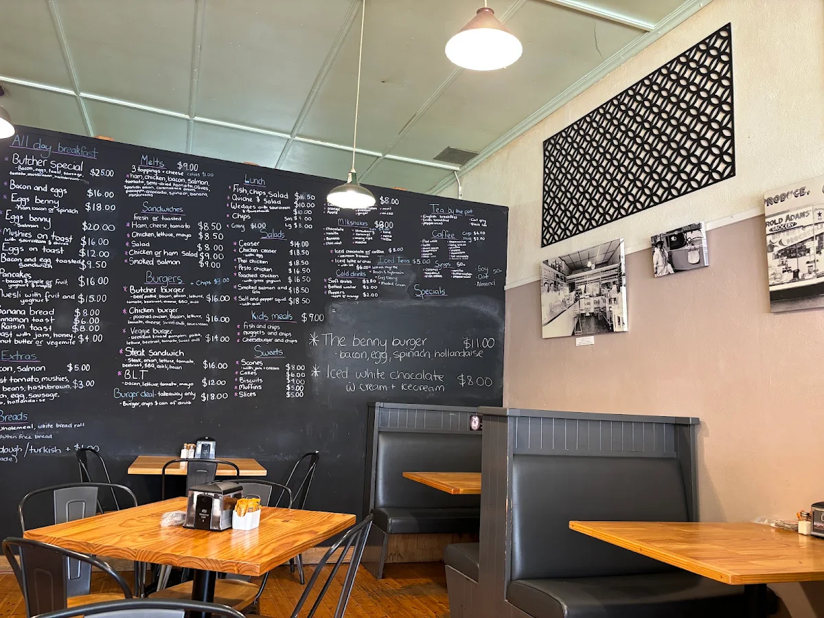 Menu, Silver Fox Cafe Gulgong