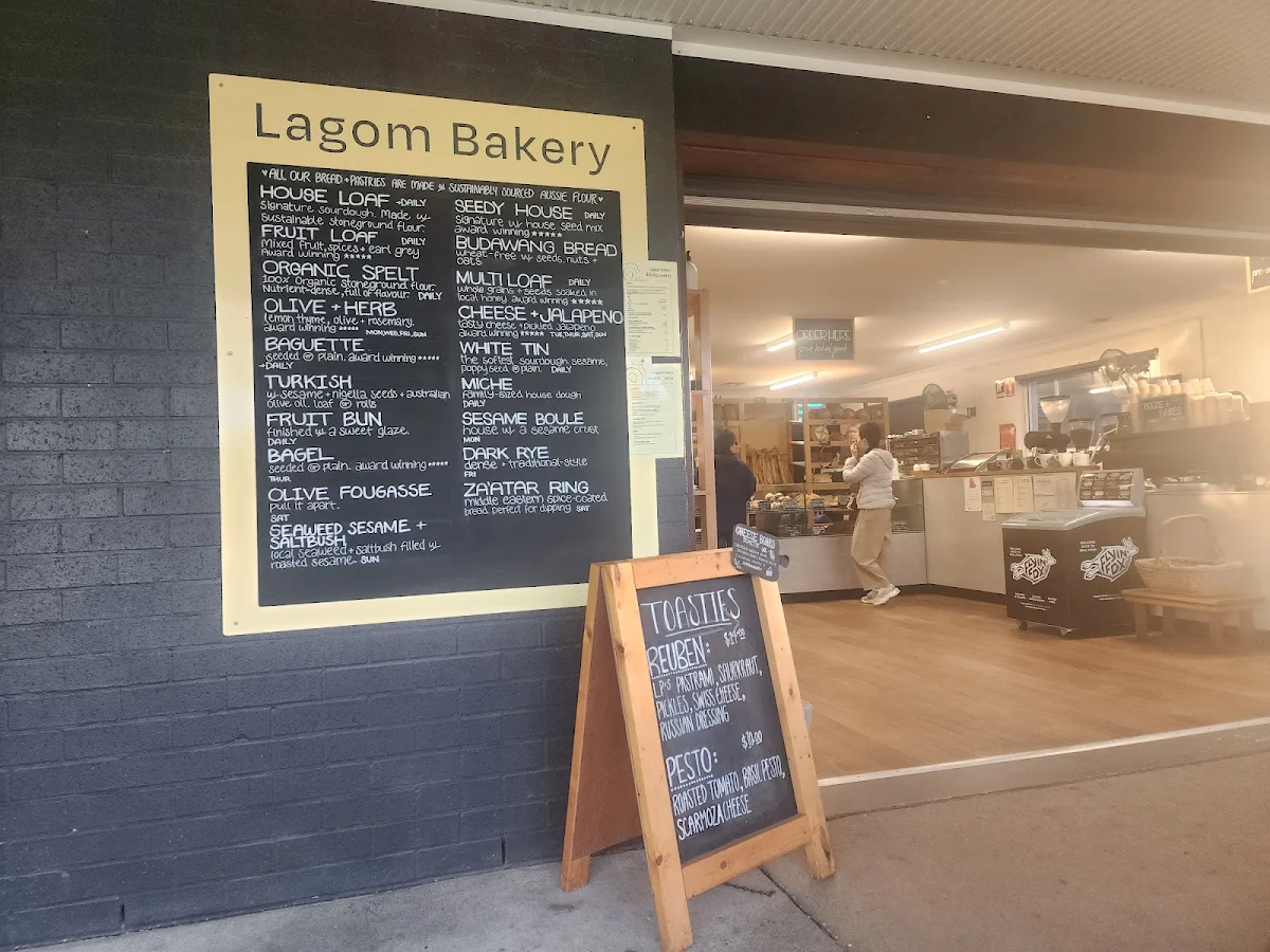 Menu, Lagom Bakery