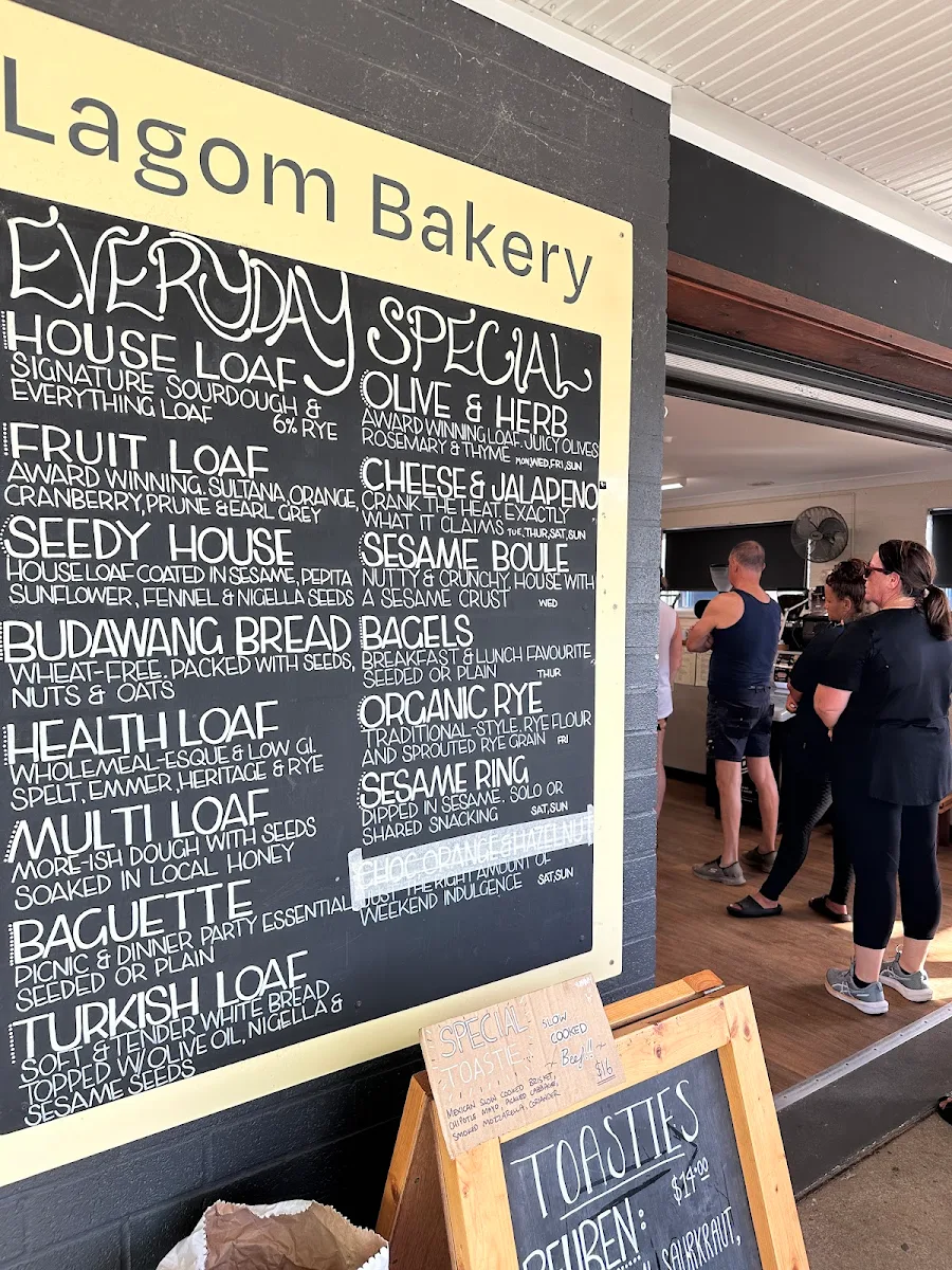 Menu, Lagom Bakery