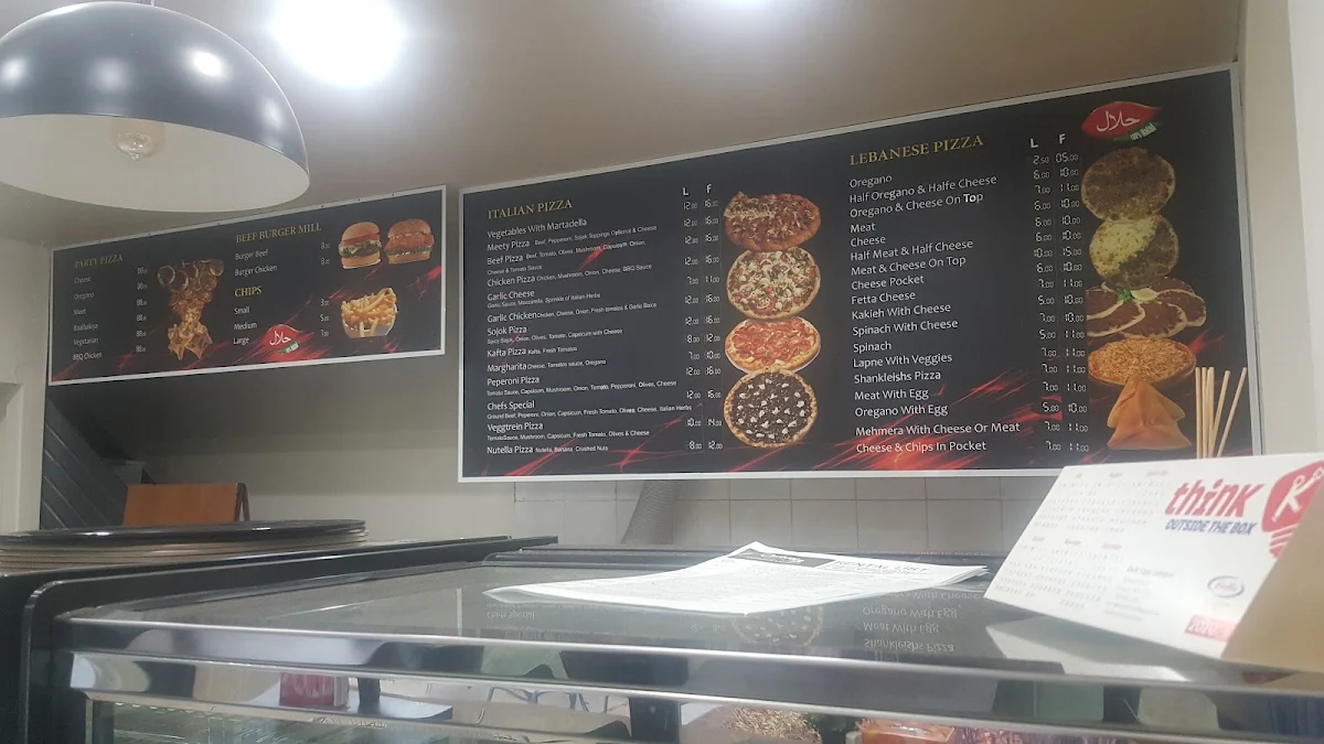 Menu, Haney Pizza & Cafe