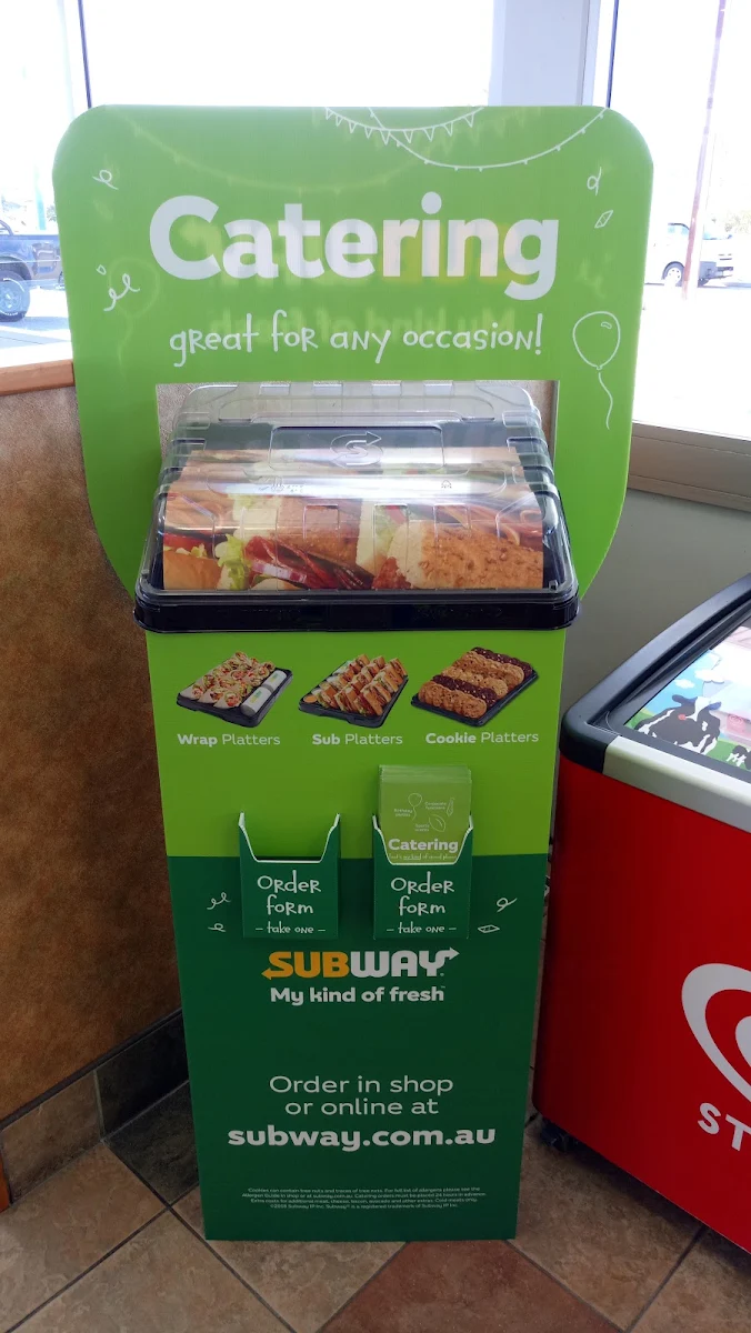 Menu, Subway