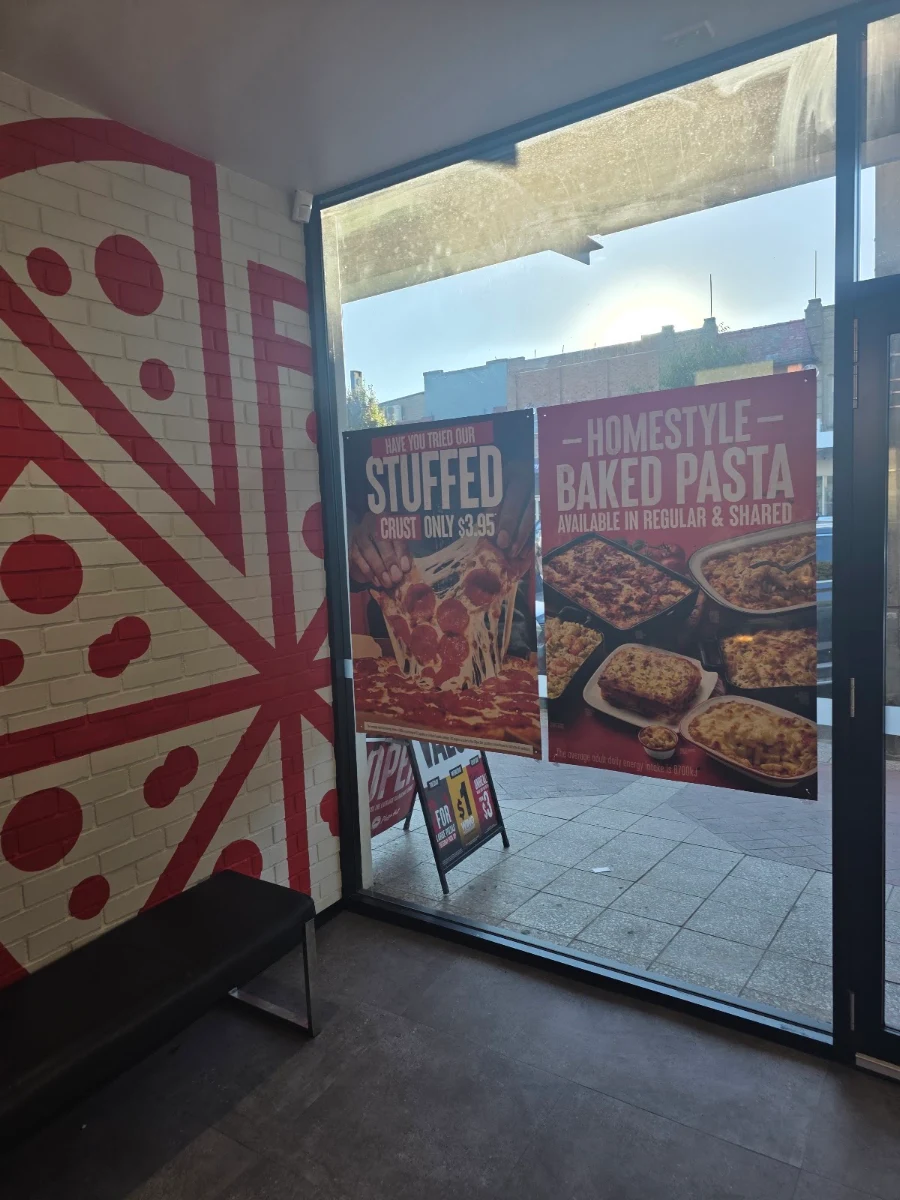 Menu, Pizza Hut