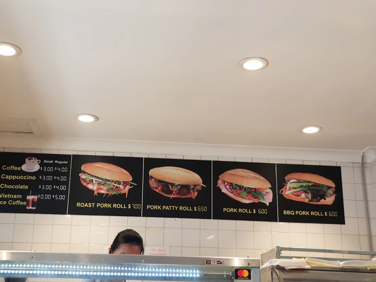 Menu, Mascot Bakery