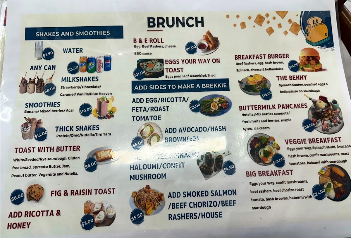 Menu, Buns N Slices