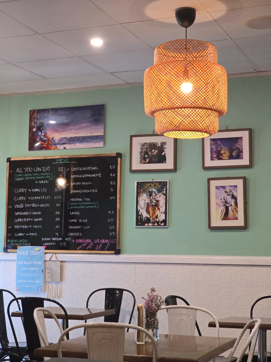 Menu, Gopal's Kitchen