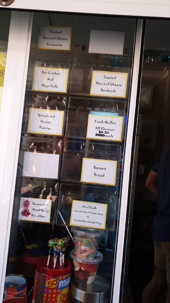 Menu, bamb bino's Coffee & Icecreamery
