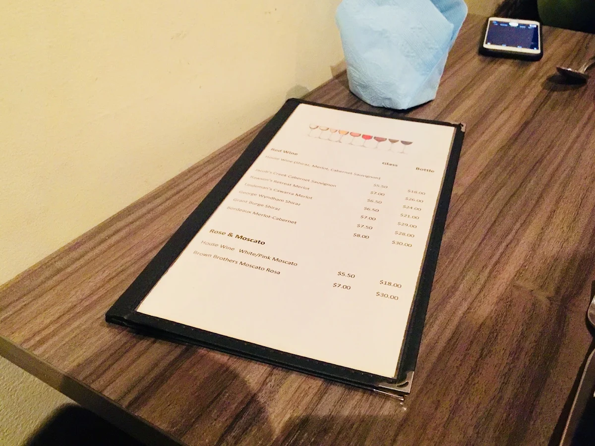 Menu, 89 Thai Windsor