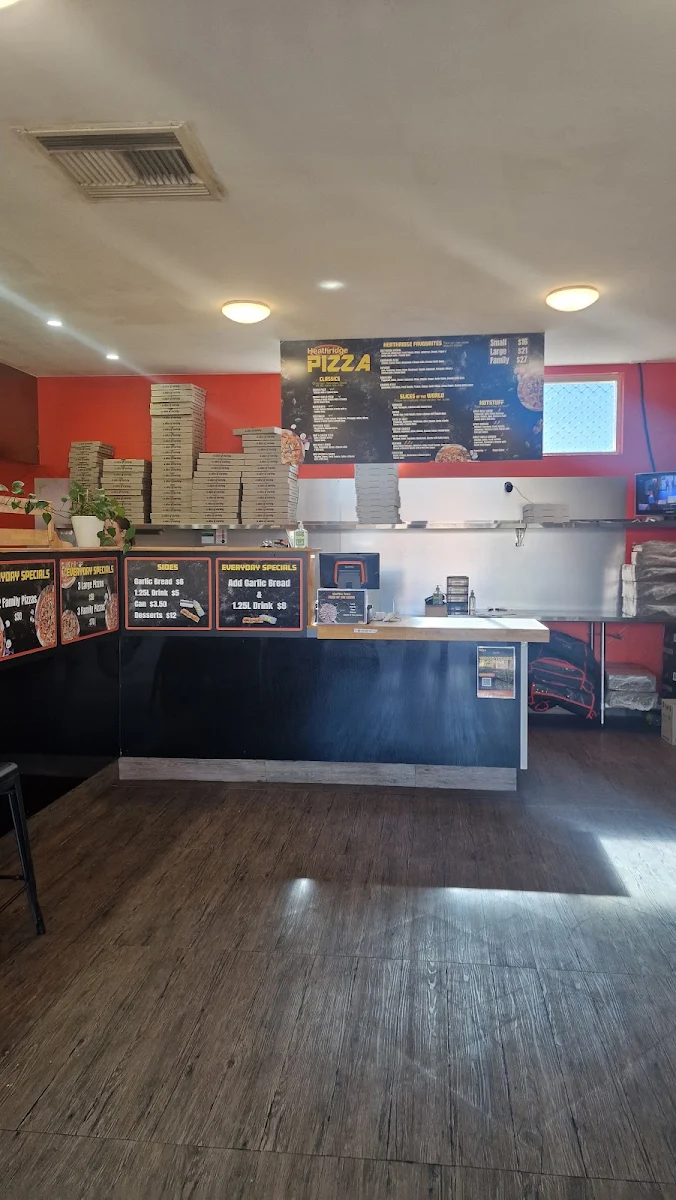 Menu, Heathridge Pizza