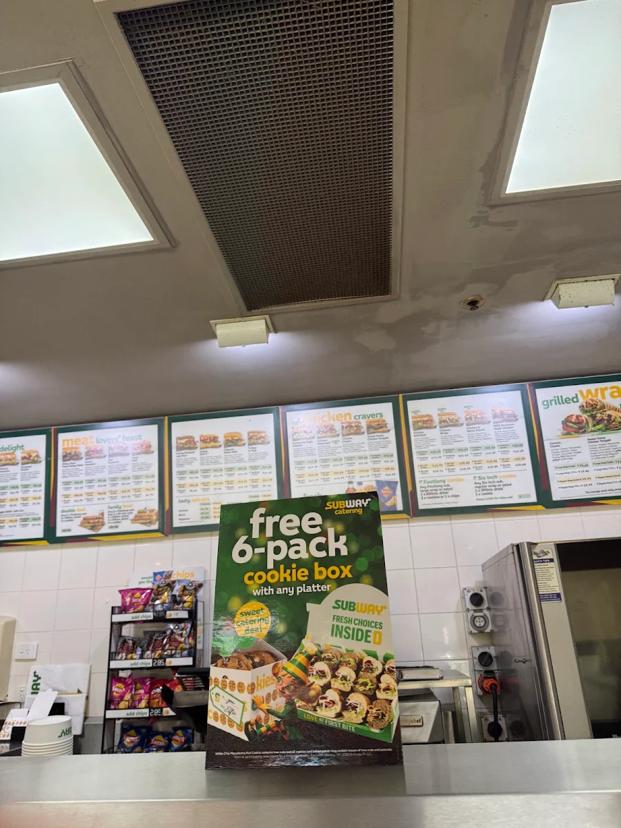 Menu, Subway