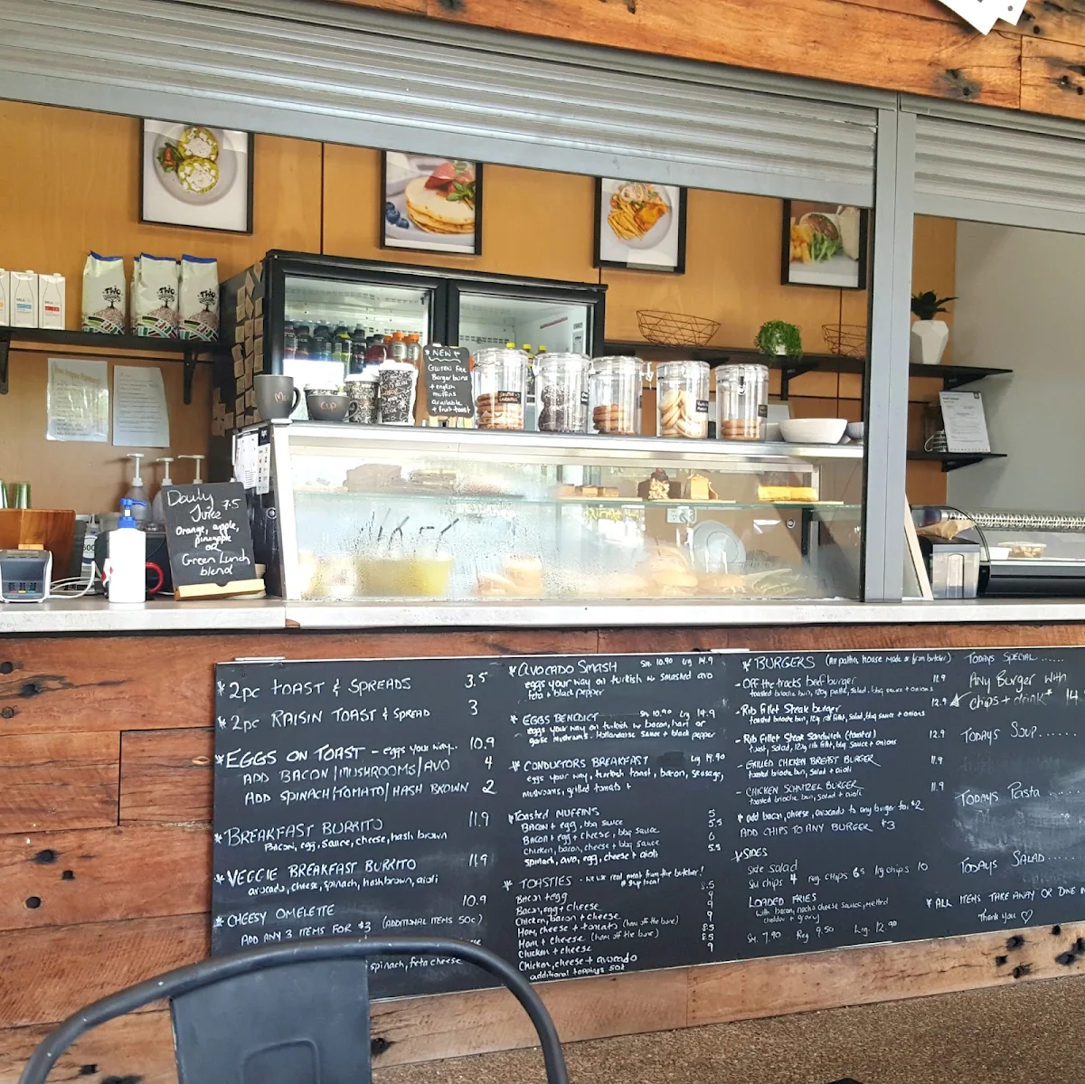 Menu, The Old Railway Cafe
