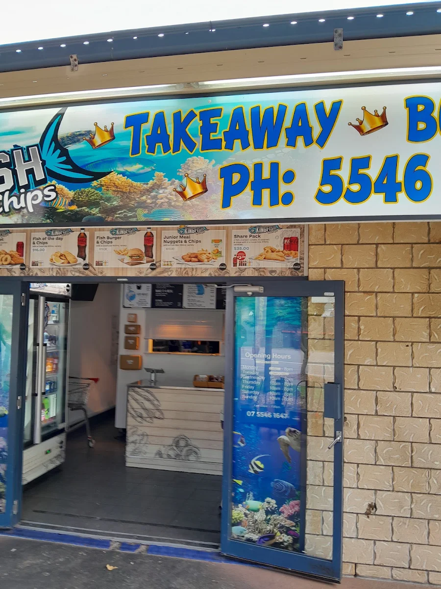 Menu, Kingfish & Chips
