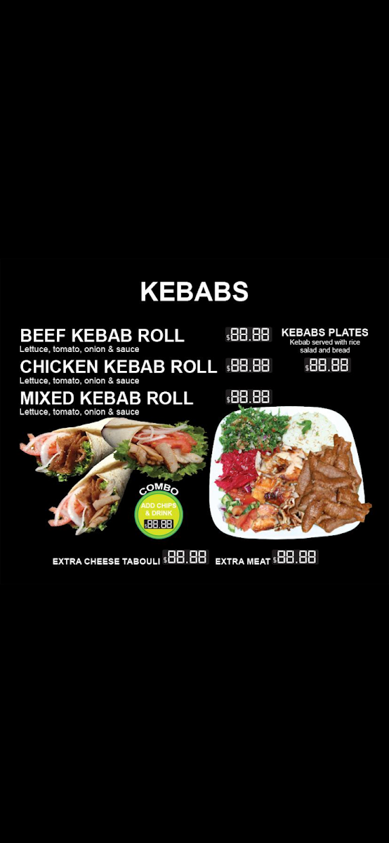 Menu, Lezzette box hill