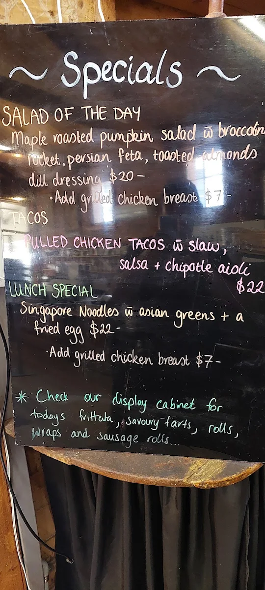 Menu, Marmalades