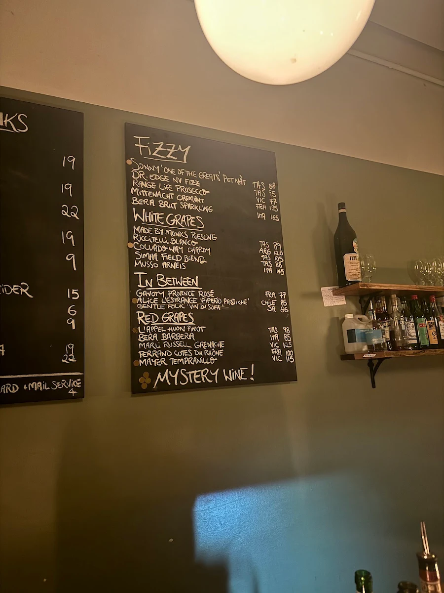 Menu, Sonny