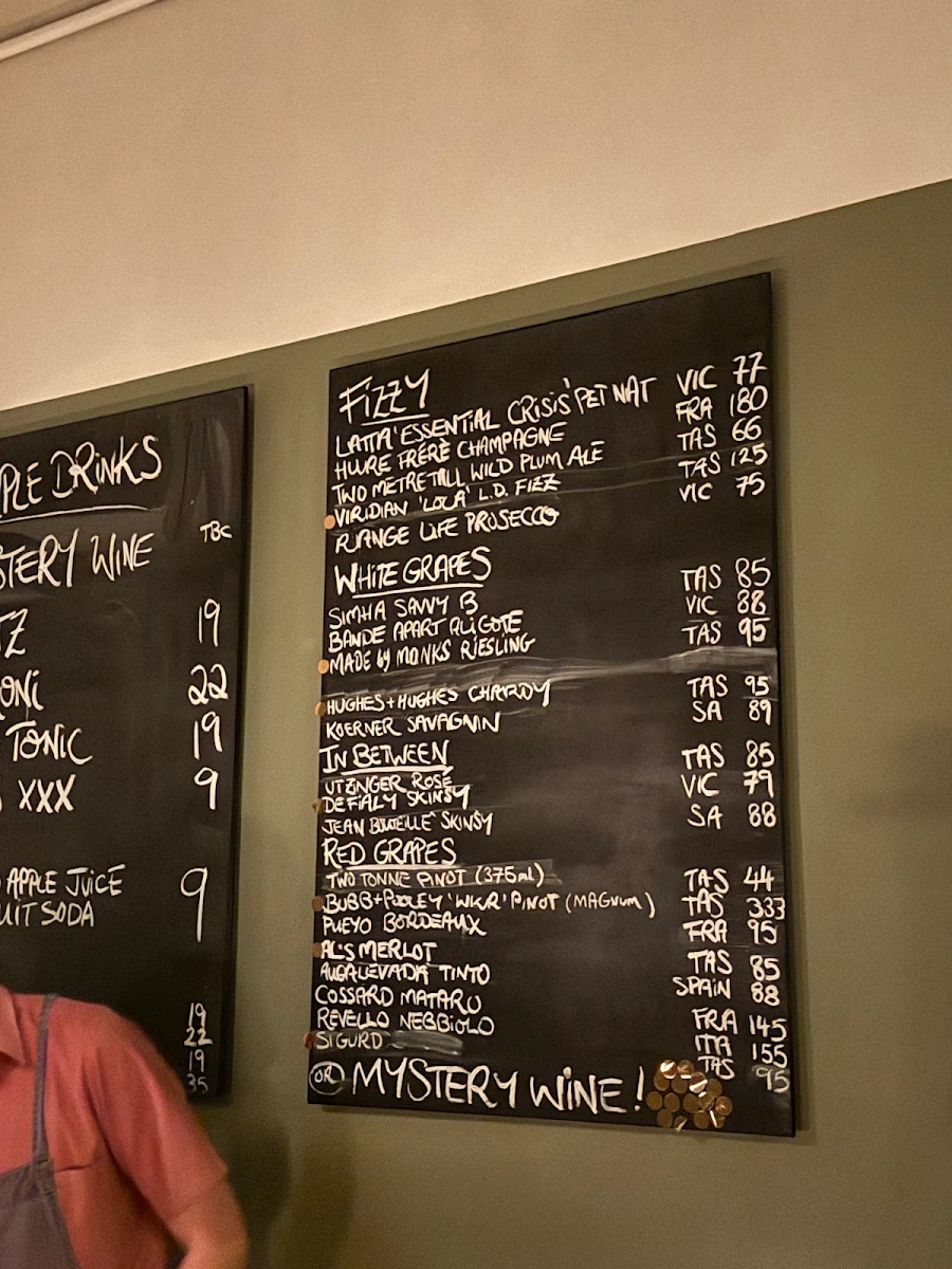 Menu, Sonny