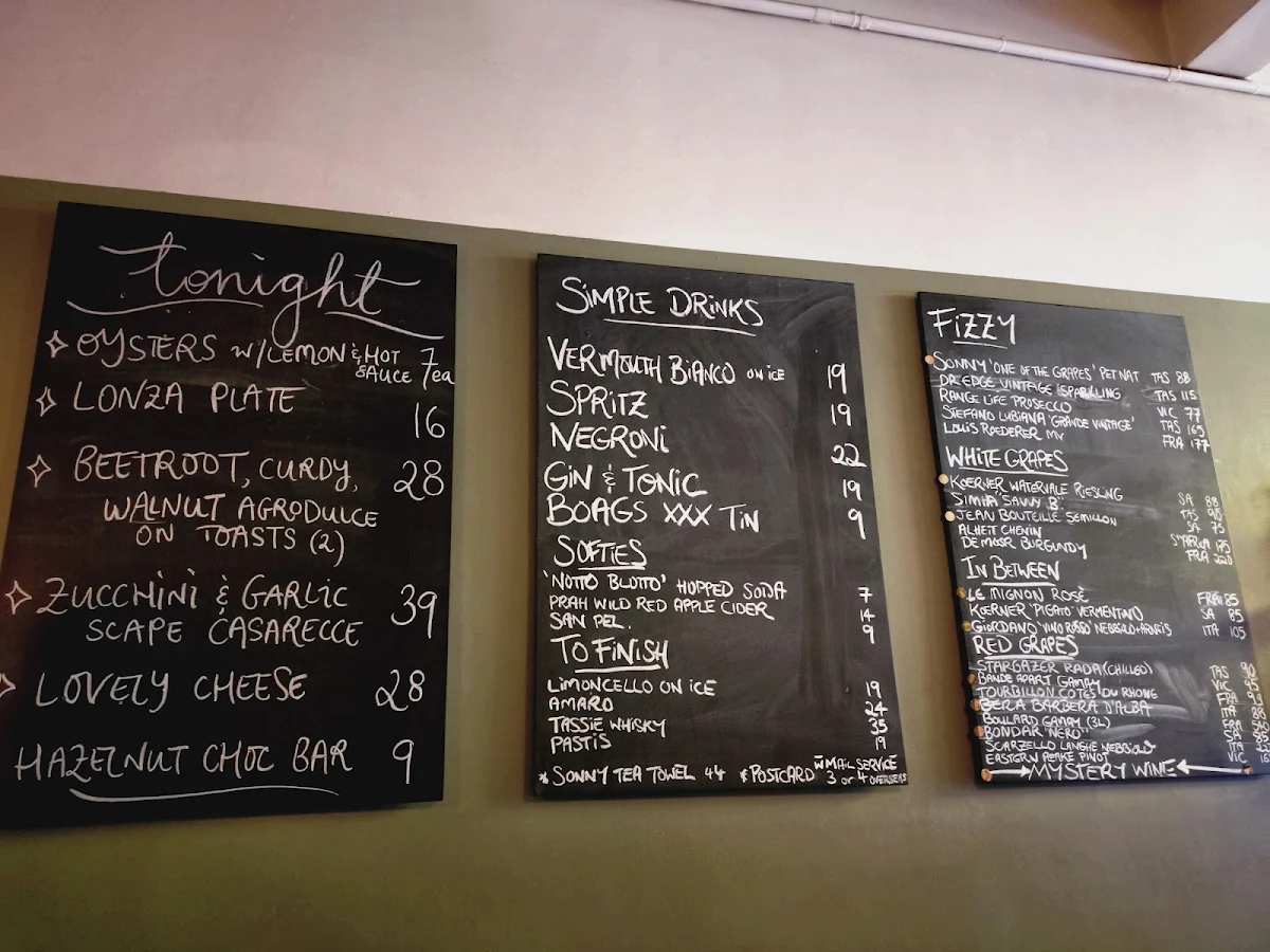Menu, Sonny