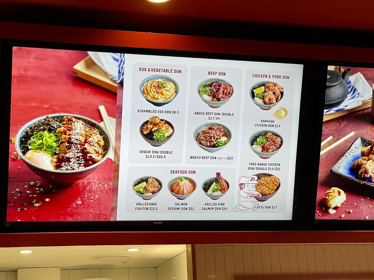Menu, Dopa Donburi - Galeries