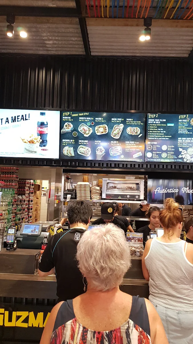 Menu, Guzman y Gomez - Harbour Town