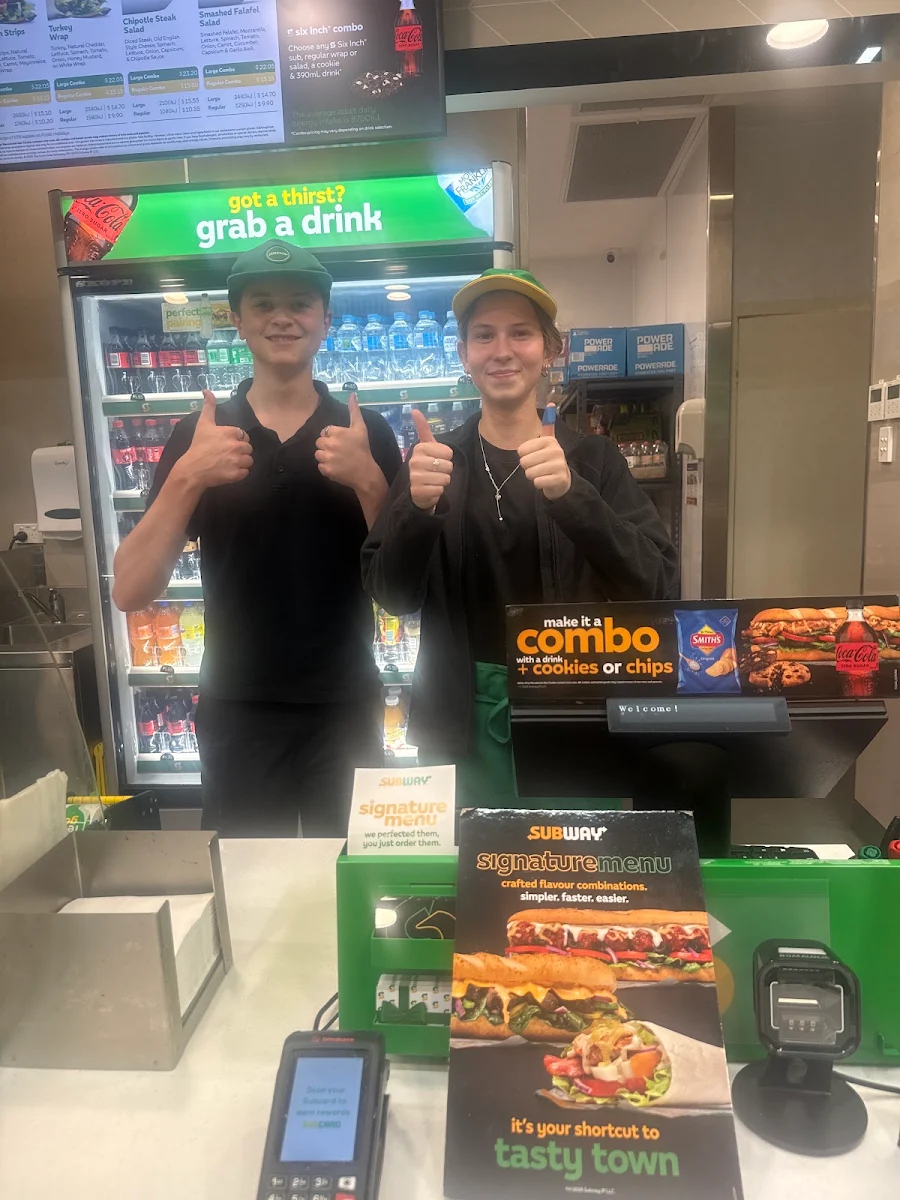 Menu, Subway (Samford)