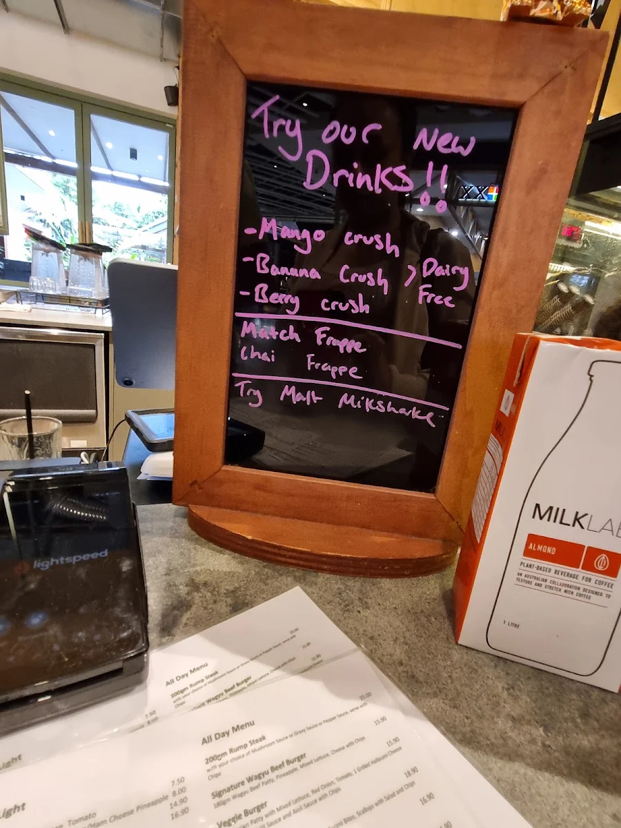 Menu, Signature Cafe Coomera Westfield