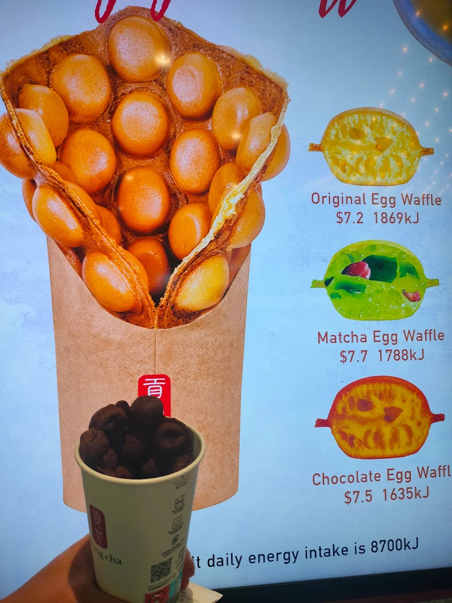 Menu, Gong Cha The Glen