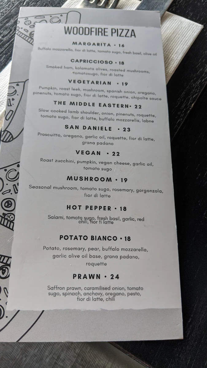Menu, Niche On Bridge