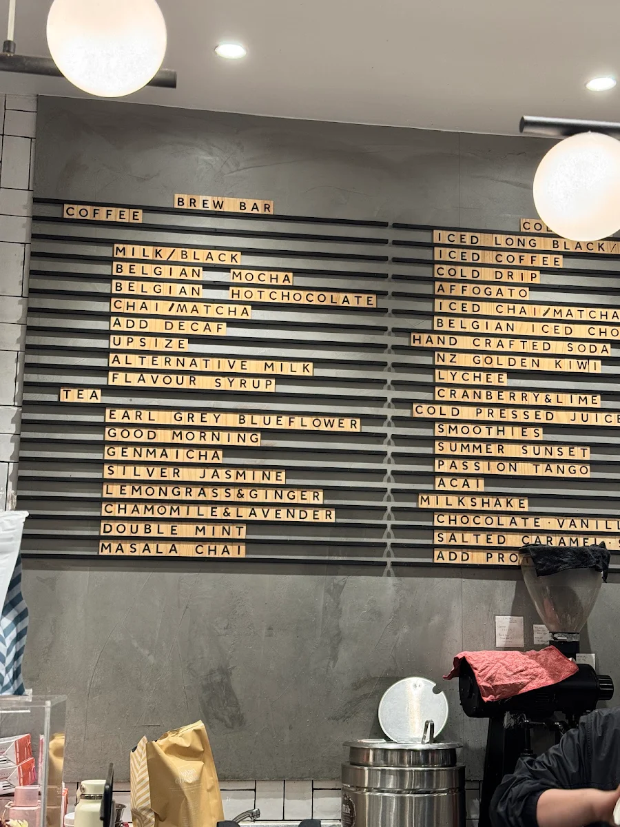 Menu, Leaf Cafe & Co.