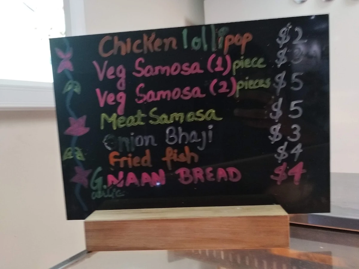 Menu, Ganges Indian by Nature