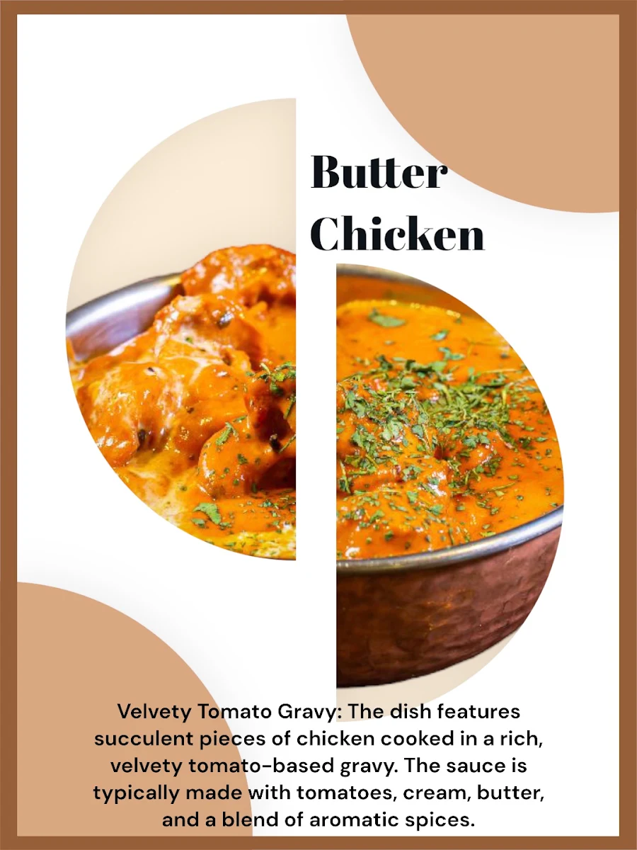 Menu, Ganges Indian by Nature