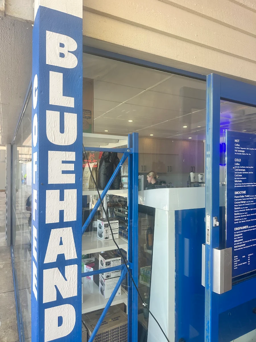 Menu, Bluehand Coffee