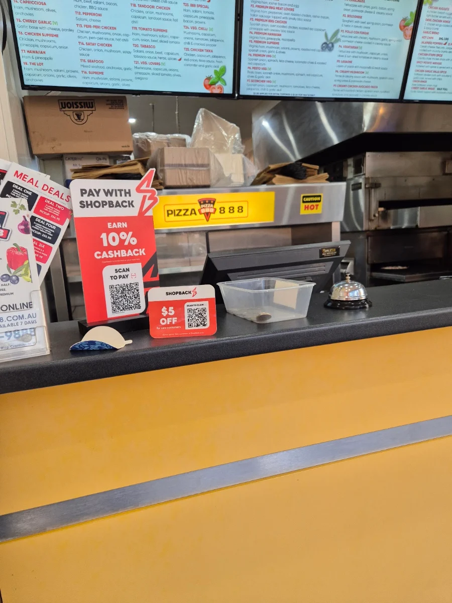 Menu, Pizza 888 Cranbourne West