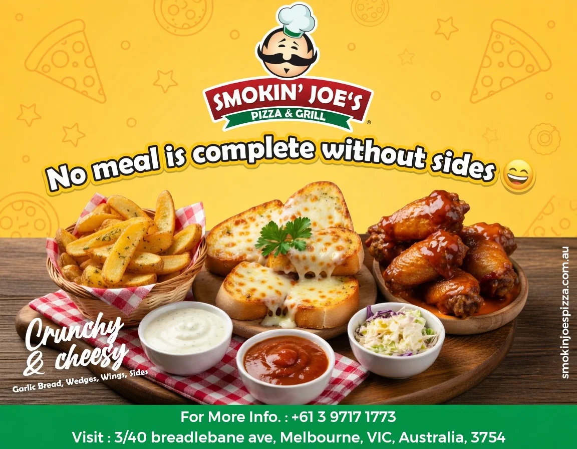 Menu, Smokin Joes Pizza & Grill - Mernda