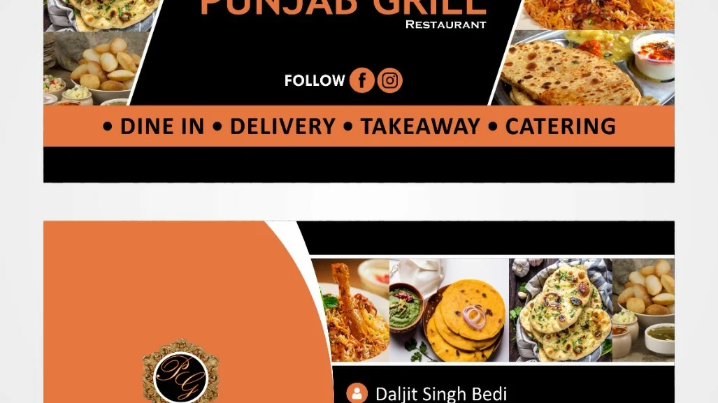Menu, Punjab Grilz Restaurant - Sunshine west