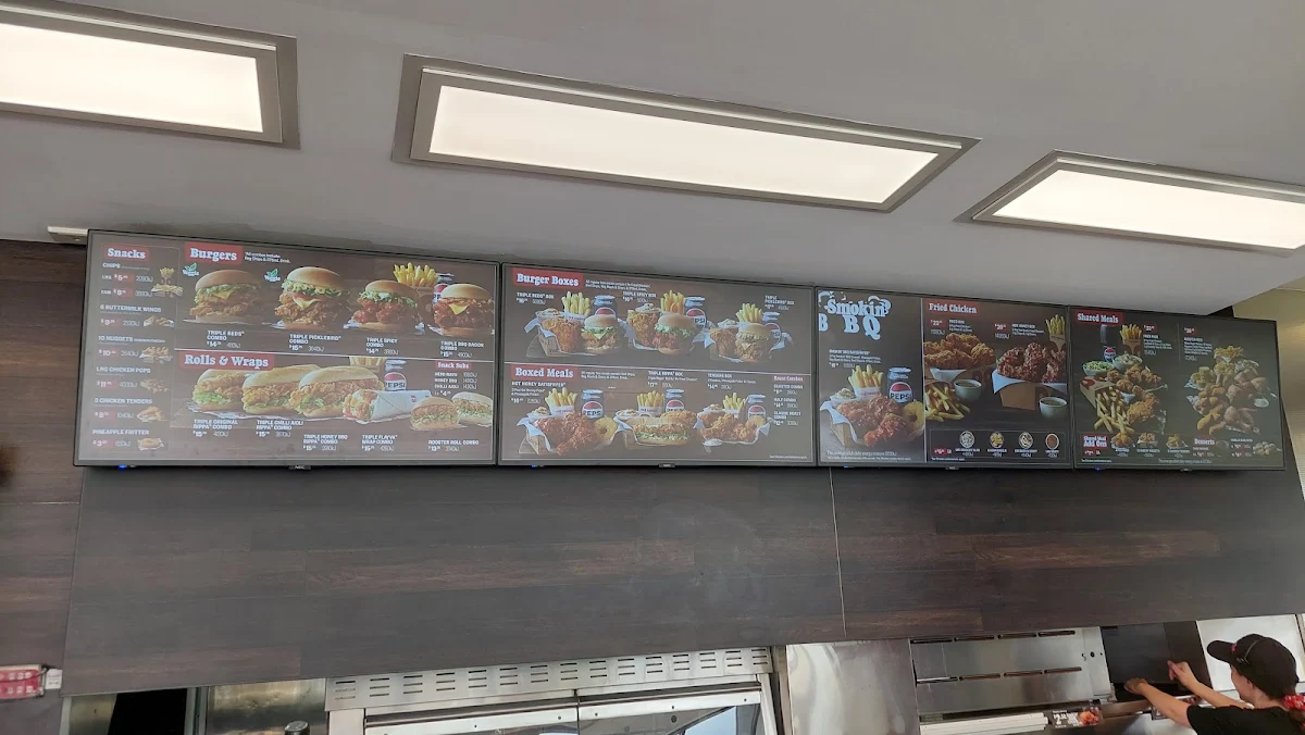 Menu, Red Rooster Parkwood