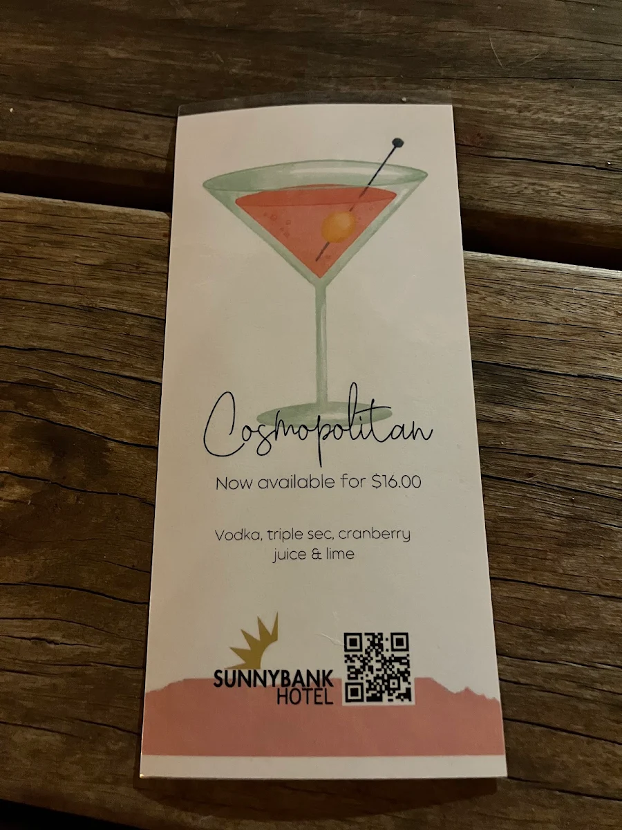 Menu, Stadium Sports Bar