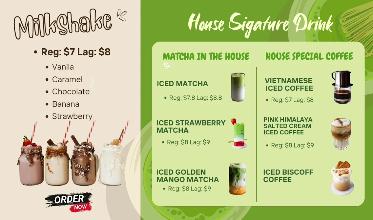 Menu, BeeBoo Banh Mi & Brew