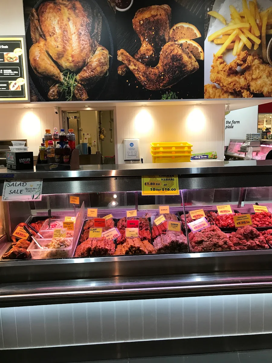 Menu, Rouse Hill Chicken