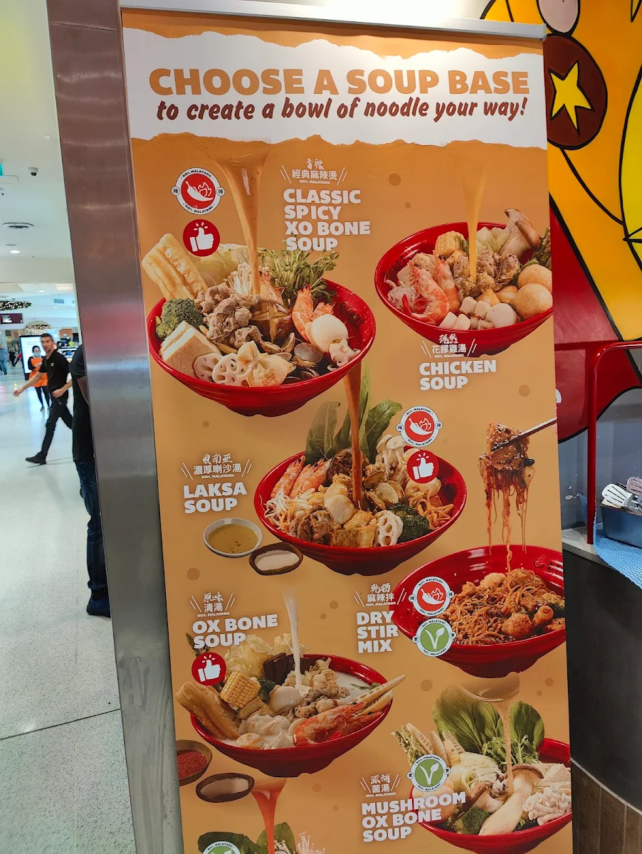 Menu, No.1 Malatang Liverpool