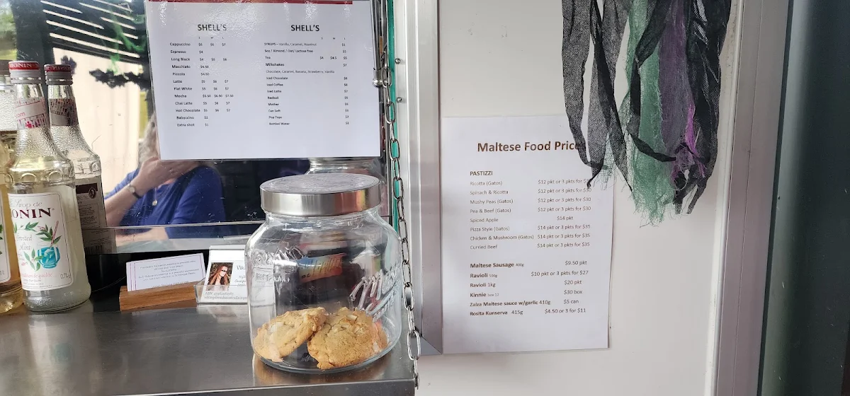 Menu, Shell's Mobile Cafe