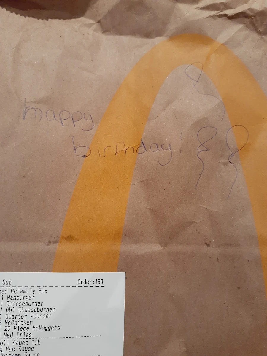 Menu, McDonald's Manor Lakes