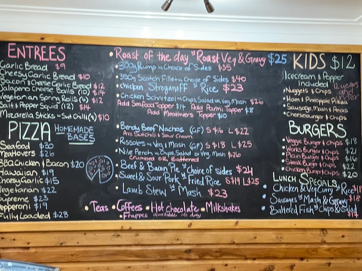 Menu, Bendemeer Hotel
