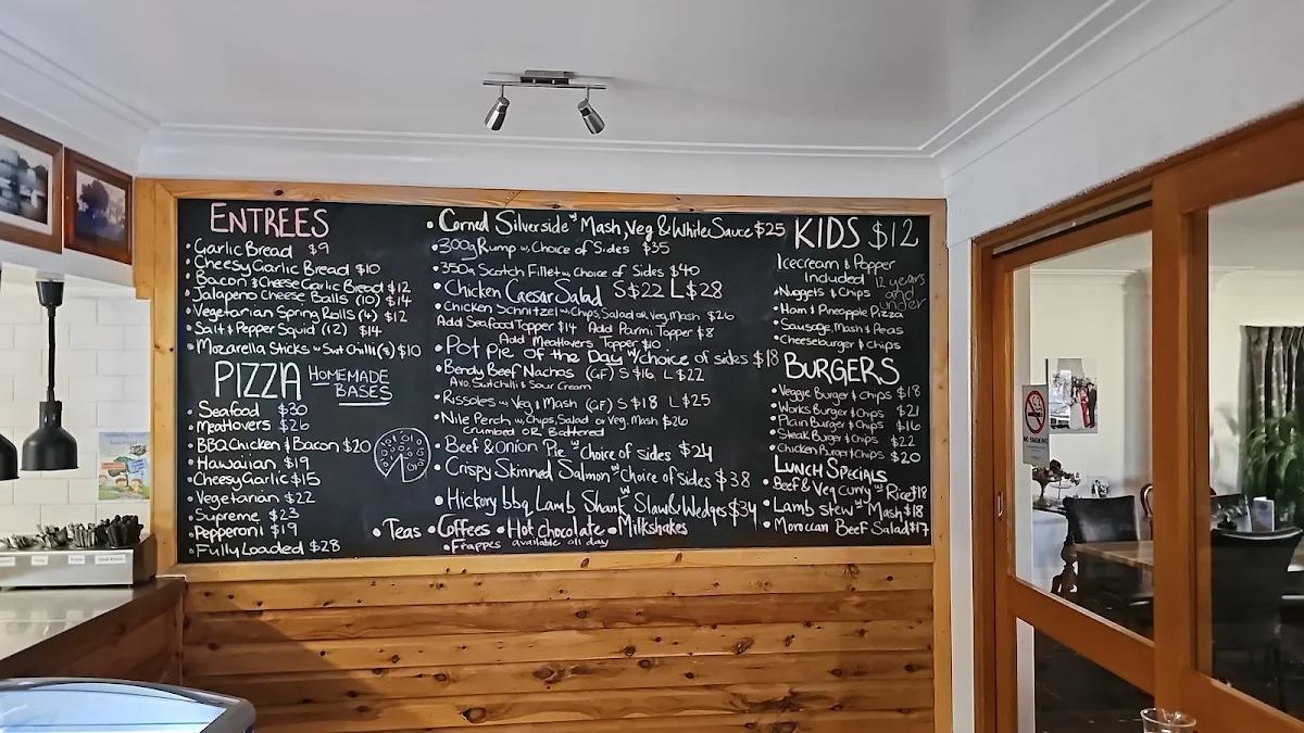 Menu, Bendemeer Hotel