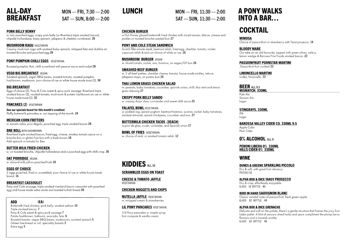 Menu photo 1