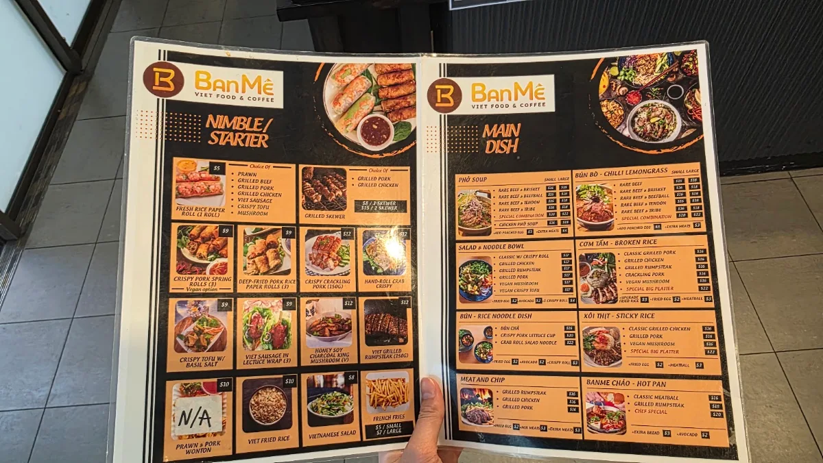 Menu, BanMe