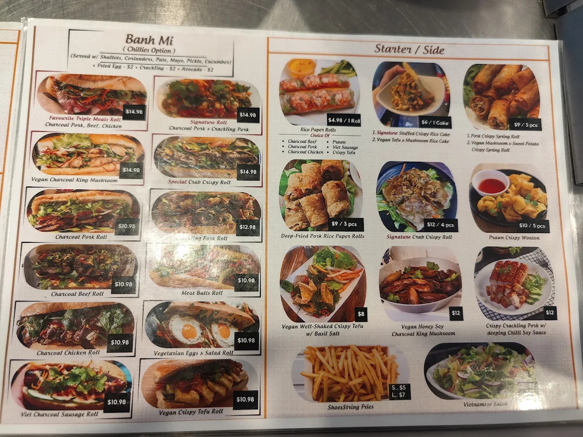 Menu, BanMe