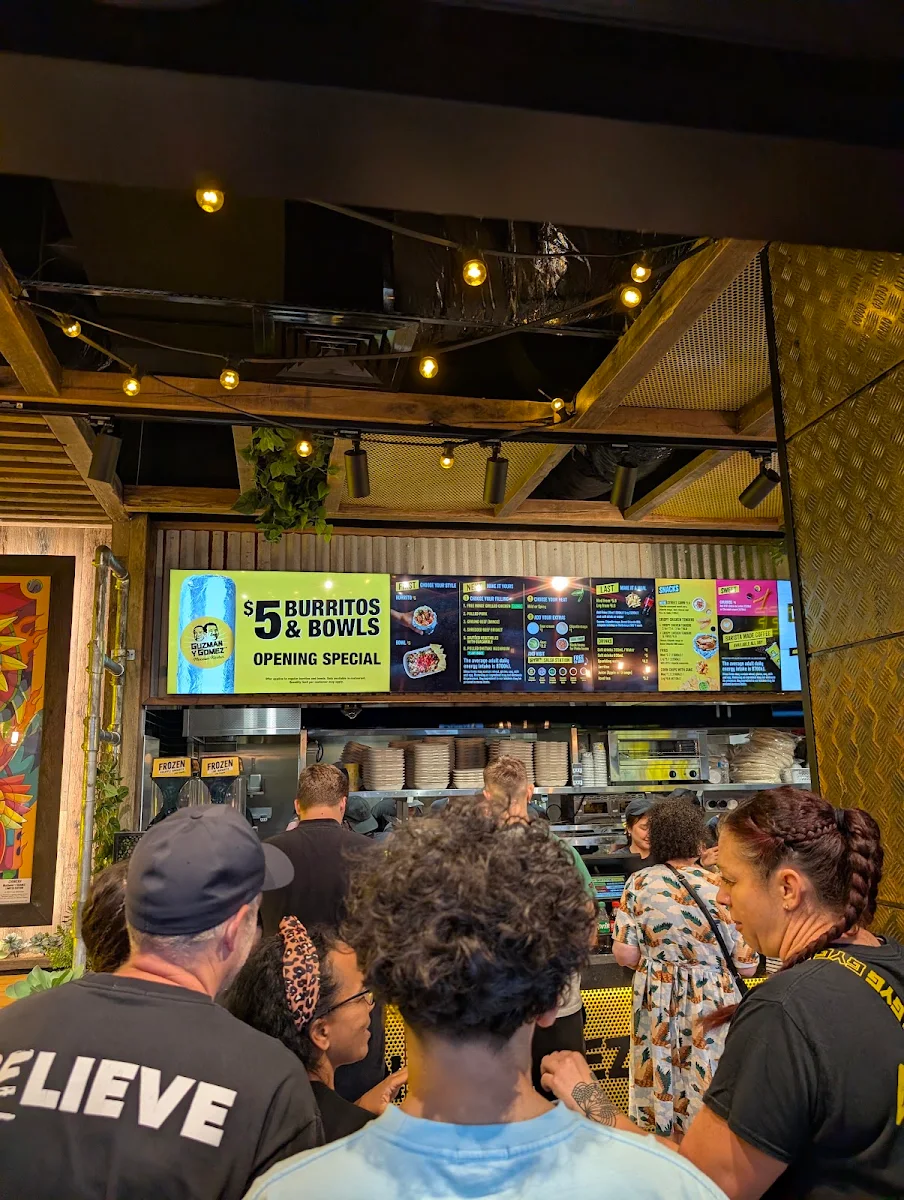 Menu, Guzman y Gomez - Carlingford