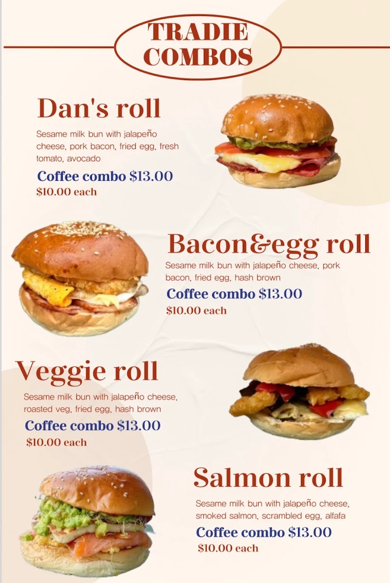 Menu, LOB Cafe