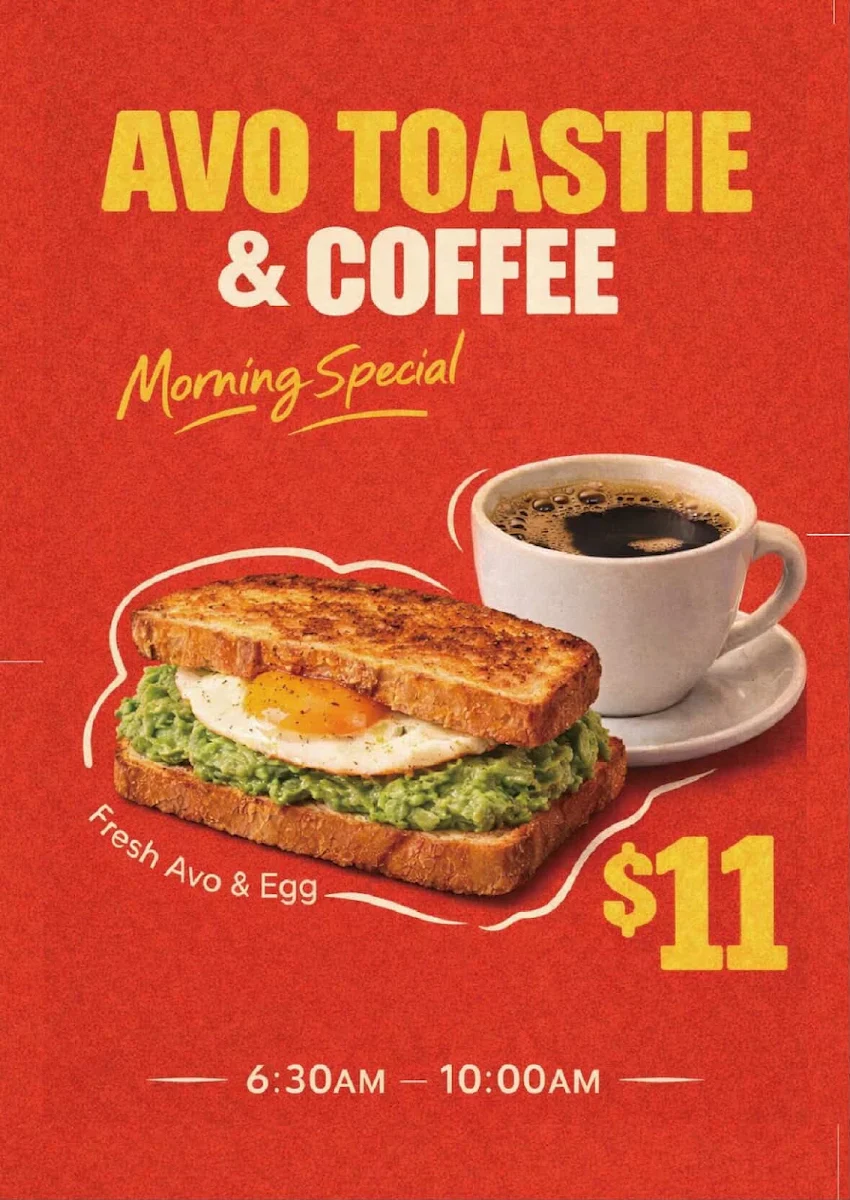 Menu, LOB Cafe