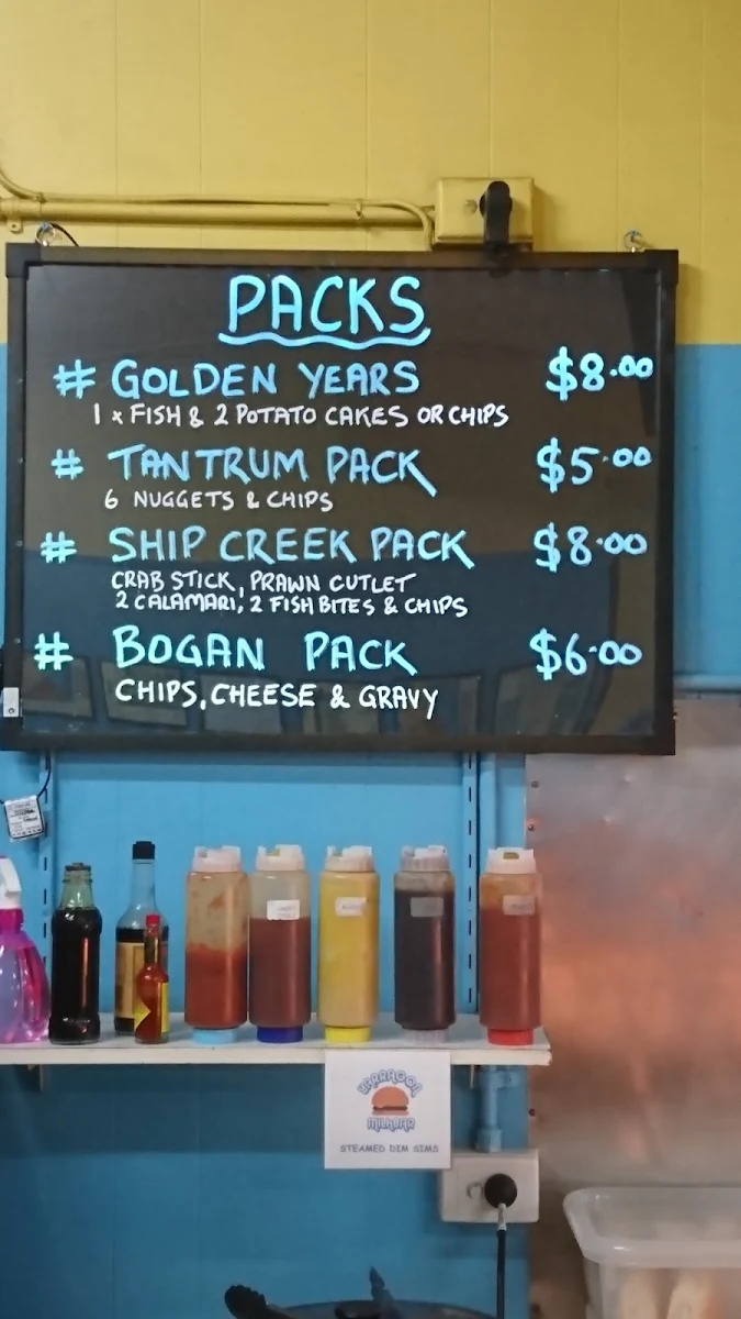 Menu, Yarragon Milk Bar