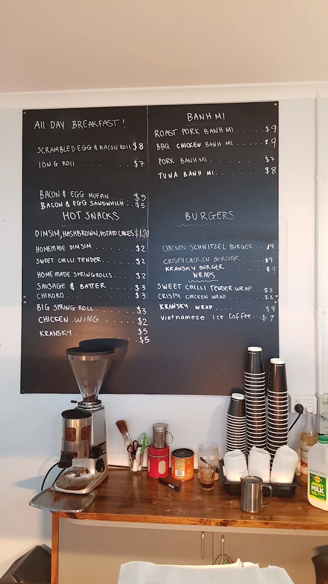 Menu, Sweet Bites Lunch Bar
